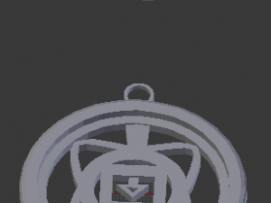 muladhara root chakra pendant 3D Print Model