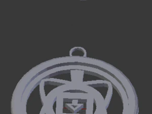 muladhara root chakra pendant 3D Print Model