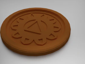porta copos para chakra do plexo solar manipura Modelo de Impressão 3D