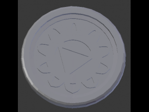 manipura solar plexus chakra coaster Modelo de Impressão 3D