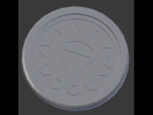 manipura solar plexus chakra coaster 3D Print Model