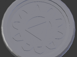 manipura solar plexus chakra coaster Modelo de Impressão 3D