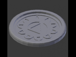 manipura solar plexus chakra coaster Modelo de Impressão 3D
