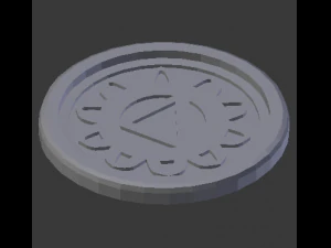 manipura solar plexus chakra coaster 3D Print Model