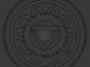 manipura solar plexus chakra coaster Modelo de Impressão 3D