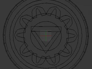 manipura solar plexus chakra coaster 3D Print Model