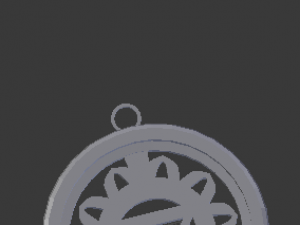 manipura solar plexus chakra pendant 3D प्रिंट मॉडल