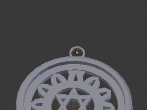 anahata heart chakra pendant 3D प्रिंट मॉडल
