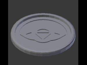 anja third eye chakra coaster Model do druku 3D