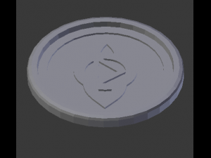 anja third eye chakra coaster Model do druku 3D