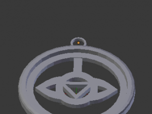 anja third eye chakra pendant 3D 打印模型