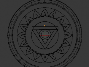 vishuddha throat chakra coaster 3D 打印模型