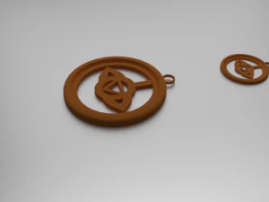7 chakra pendants 3D Print Model