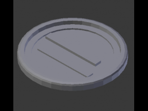 parallels coaster 3D Baskı Modeli