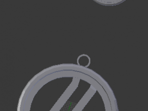 parallels pendant 3Dプリントモデル