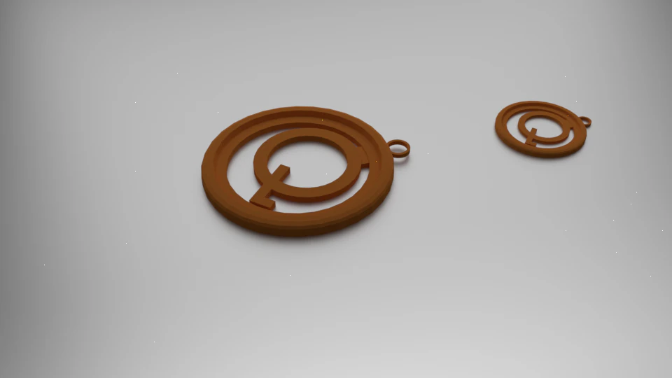 quindeciles pendant 3D Print Model .c4d .max .obj .3ds .fbx .stl .blend 
