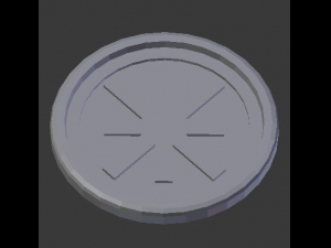 septiles coaster Model Cetak 3D