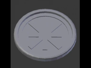 सेप्टाइल्स कोस्टर 3D प्रिंट मॉडल