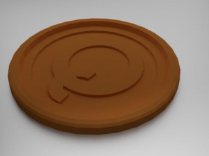 quintiles coaster 3D प्रिंट मॉडल