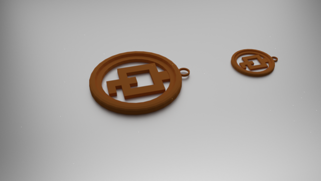 sesqui quadrates pendant 3D 프린트 모델 .c4d .max .obj .3ds .fbx .stl .blend 