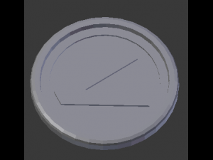 semi squares coaster 3D Print Model