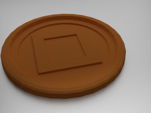 squares coaster Model Cetak 3D
