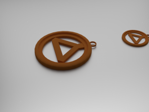 trines pendant 3D Принт Модель