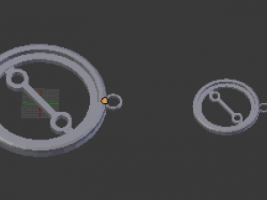 oppositions pendant Model Cetak 3D