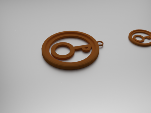 pholus pendant 3Dプリントモデル