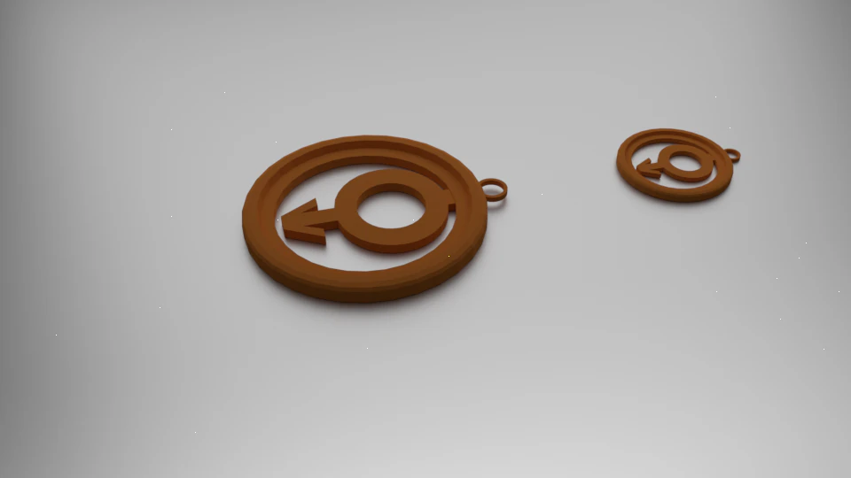 eris pendant 3D Print Model .c4d .max .obj .3ds .fbx .stl .blend 