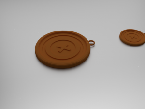 part of fortune pendant 3D प्रिंट मॉडल