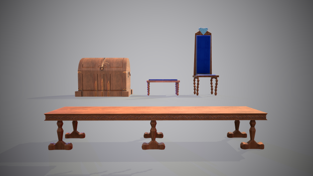 furniture 3D Model .c4d .max .obj .3ds .fbx .stl .blend