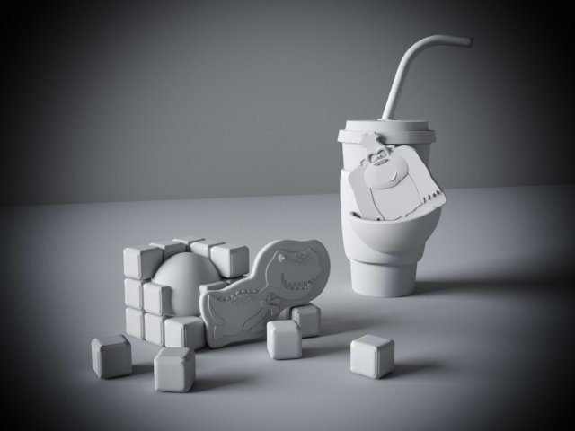 pe4enki 3D Model .c4d .max .obj .3ds .fbx .stl .blend 