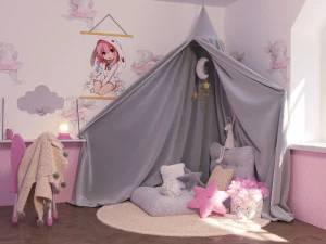 quarto de bebê Modelo 3D