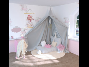 baby room Modelo 3D