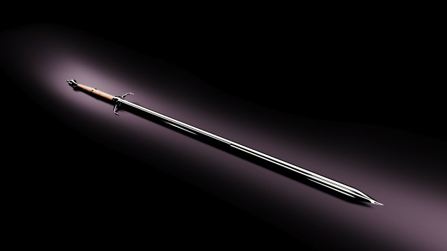 fantasy sword 3D 模型 .c4d .max .obj .3ds .fbx .stl .blend 