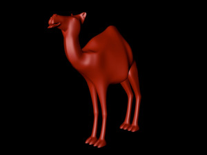 camel 3D 모델