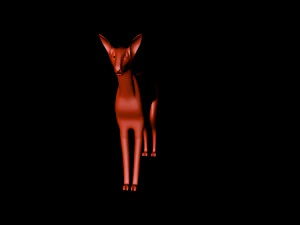 forest dog model 3D Model