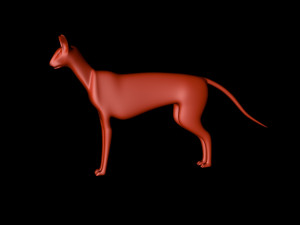 forest dog model 3D 모델