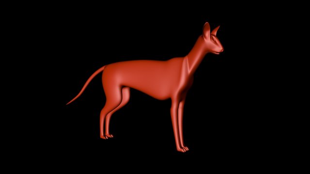 forest dog model 3D 모델 .c4d .max .obj .3ds .fbx .stl .blend