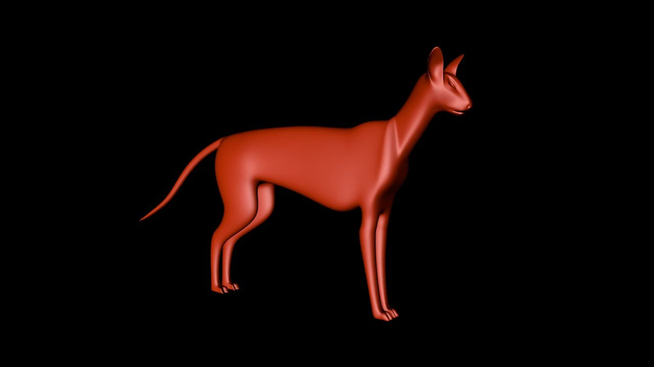 forest dog model 3D Model .c4d .max .obj .3ds .fbx .stl .blend 