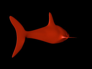 tiger shark Model 3D
