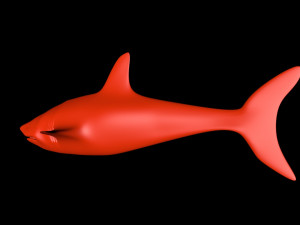 tiger shark Model 3D