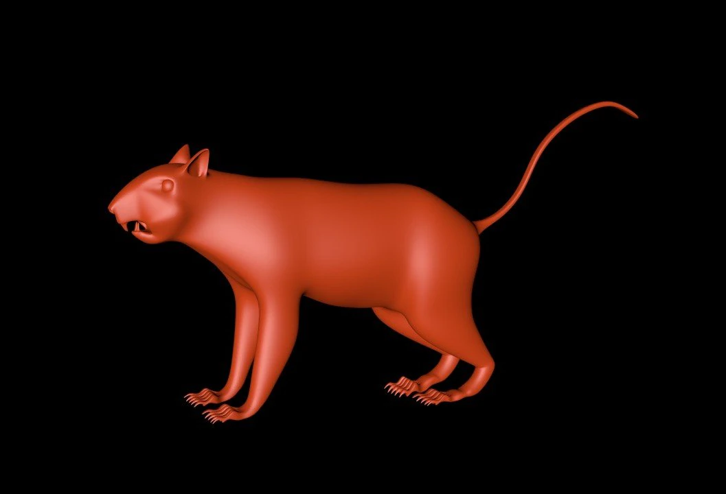 squirrel 3D Model .c4d .max .obj .3ds .fbx .stl .blend 