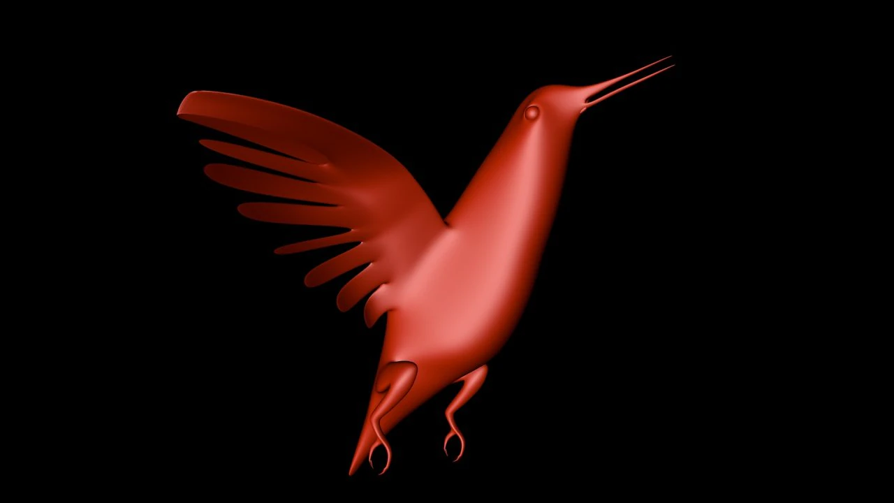 king fisher 3D Model .c4d .max .obj .3ds .fbx .stl .blend 