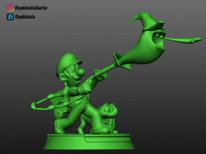 luigis mansion Modello di stampa 3D