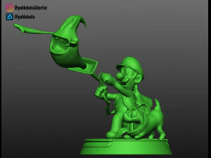 luigis mansion 3D Print Model
