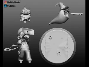luigis mansion 3D Print Model