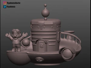 Mario Bross L'Odyss&eacute;e Modèles 3D en vedette