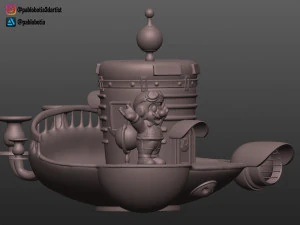 Mario Bross L'Odyss&eacute;e Modèles 3D en vedette